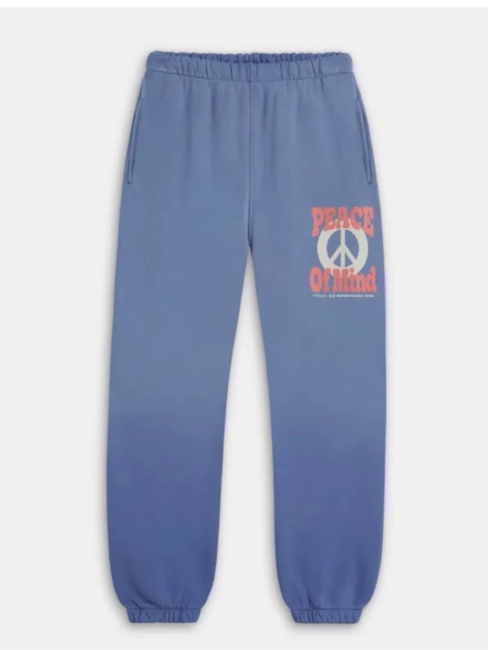 Madhappy MHAM Peace of Mind Sweatpants For the Mental Health Awarness Blue